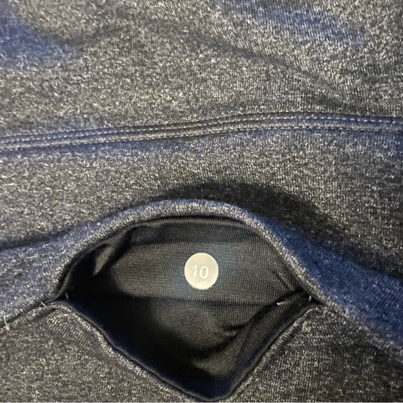 Lululemon Wunder Under - EUC - Heathered Black - Size 10 - Picture 3 of 3